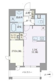 ライトテラス浅草 804 間取り図