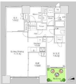 ドゥ・トゥール 4階 間取り図