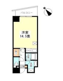 TKフラッツ渋谷 1009 間取り図