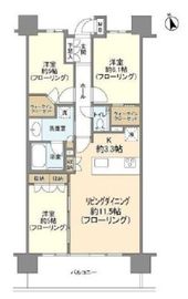ザ・パームス祐天寺マスタープレイス 2階 間取り図