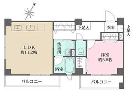 槇の杜 104 間取り図