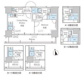 パークアクシス東陽町・親水公園 311 間取り図