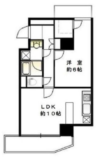 レジーナエビス 908 間取り図