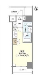 リビオレゾン新虎通り 7階 間取り図