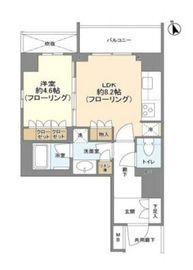 リビオレゾン新虎通り 7階 間取り図