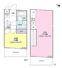 シルバラード広尾 103 間取り図