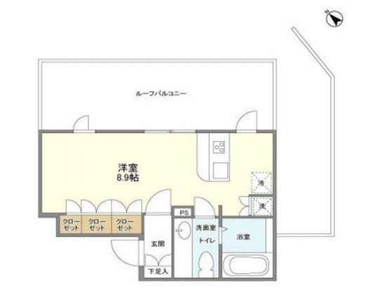 KDXレジデンス学芸大学 502 間取り図