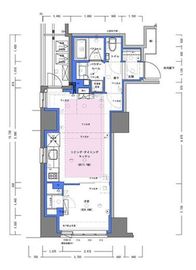 ディームス大手町ノース 701 間取り図