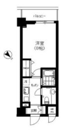 メゾン・ド・ヴィレ恵比寿 5階 間取り図