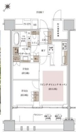 プレミスト東銀座築地エッジコート 10階 間取り図