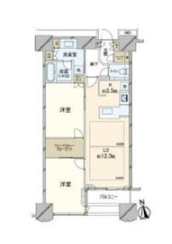 富久クロスコンフォートタワー(Tomihisa Cross)  40階 間取り図
