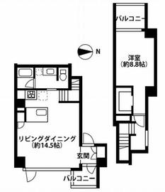 NTPRレジデンス芝浦 601 間取り図