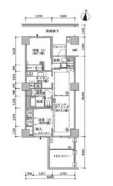 東雲キャナルコートCODAN 21-1305 間取り図