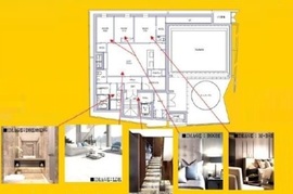 ロイヤルヒル元麻布 1階 間取り図
