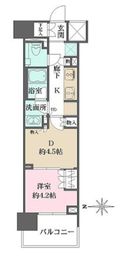 ザ・パークハウスアーバンス渋谷 8階 間取り図