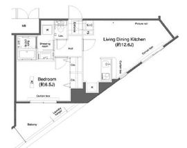 グランハイツ高田馬場 1012 間取り図