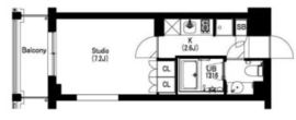 エスティメゾン武蔵小山2 504 間取り図