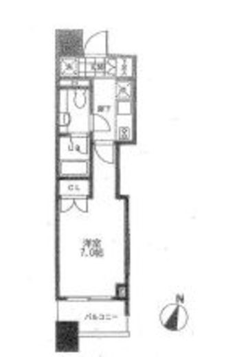 アトラス白山 2階 間取り図