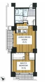 六本木ファーストプラザ 14階 間取り図