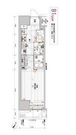 メインステージ千代田岩本町コモデ 301 間取り図