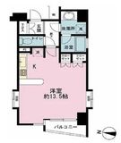 エスコートノヴェル南麻布 8階 間取り図