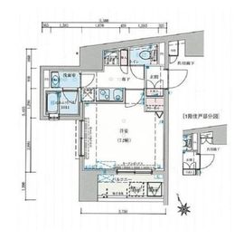 プラチナコート上野 7階 間取り図