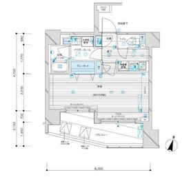 メインステージ九段下 5階 間取り図