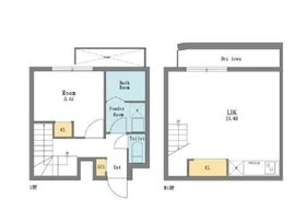 リーガランド東新宿 102 間取り図