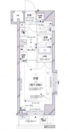 パレステュディオ新宿パークサイド 10階 間取り図