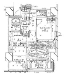 宮益坂ビルディングザ・渋谷レジデンス 11階 間取り図