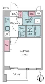 ライトテラス押上 102 間取り図