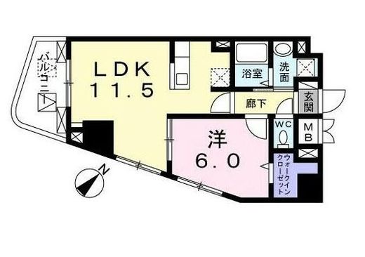 パークスクエア 201 間取り図