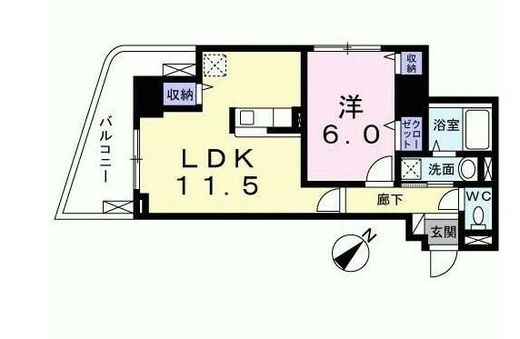 パークスクエア 202 間取り図