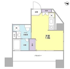 ロネスタR文京護国寺 301 間取り図