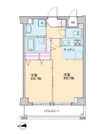 プロッシモ新宿 4F1 間取り図