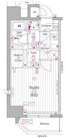 ガーラ・ヴィスタ水道橋 2階 間取り図