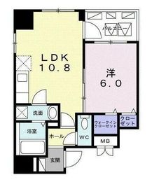 カナンクロエ門前仲町 201 間取り図