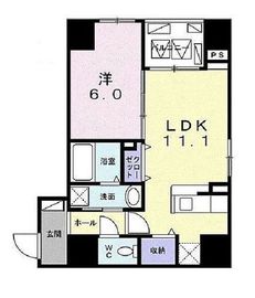 カナンクロエ門前仲町 302 間取り図