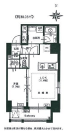 カーサ麻布ル・グラン 302 間取り図