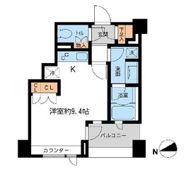 ラフィネジュ学芸大学 703 間取り図