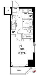 ガリシア錦糸町パークサイド 4階 間取り図