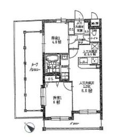 西小山ヒルズ 401 間取り図