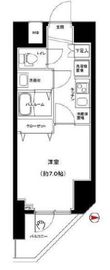 ガリシア錦糸町パークサイド 7階 間取り図