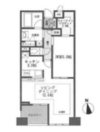 ベラカーサ秋葉原 9階 間取り図