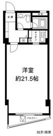 H&M南青山イースト 204 間取り図