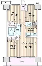 エスティメゾン豊洲レジデンス 215 間取り図