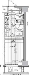 ルミードキューブ菊川プレミアム 2階 間取り図