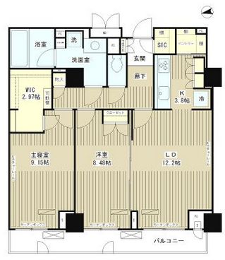 パーク・アヴェニュー神南 510 間取り図