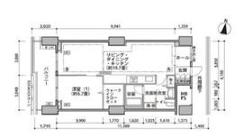 東雲キャナルコートCODAN 16-807 間取り図