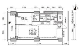 東雲キャナルコートCODAN 16-1212 間取り図